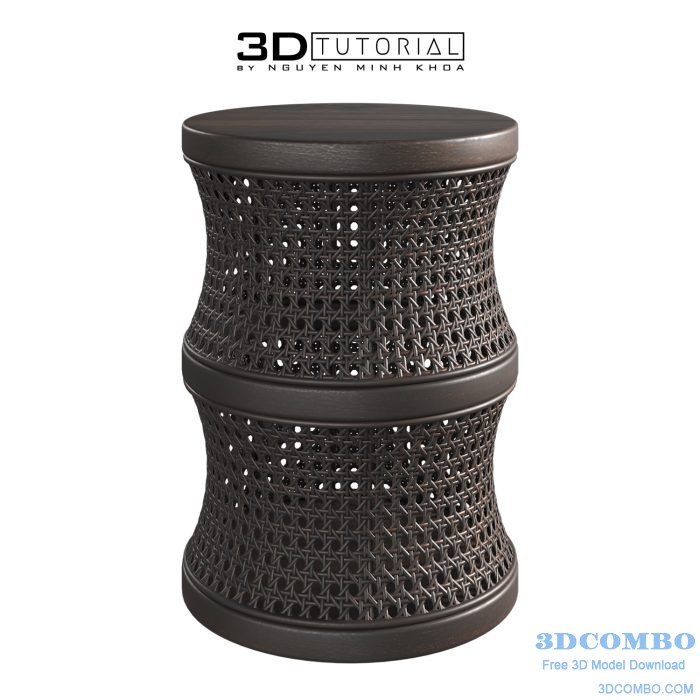 Rattan Stool By Nguyen Minh Khoa