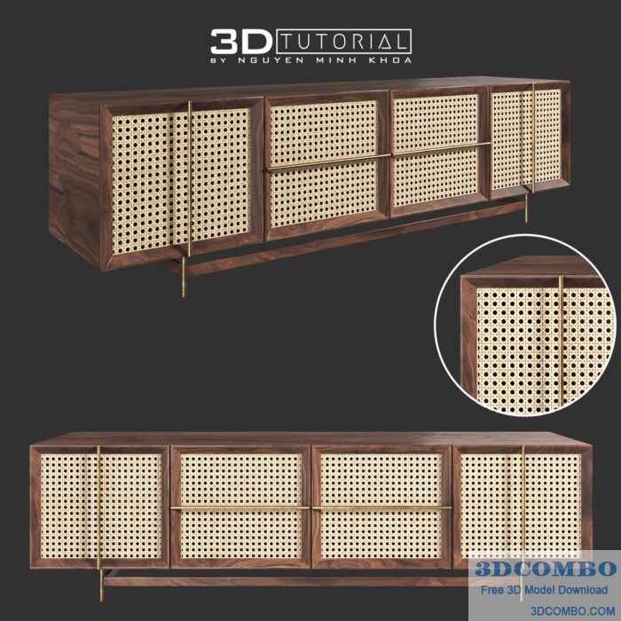 Rattan TV Stand By Nguyen Minh Khoa