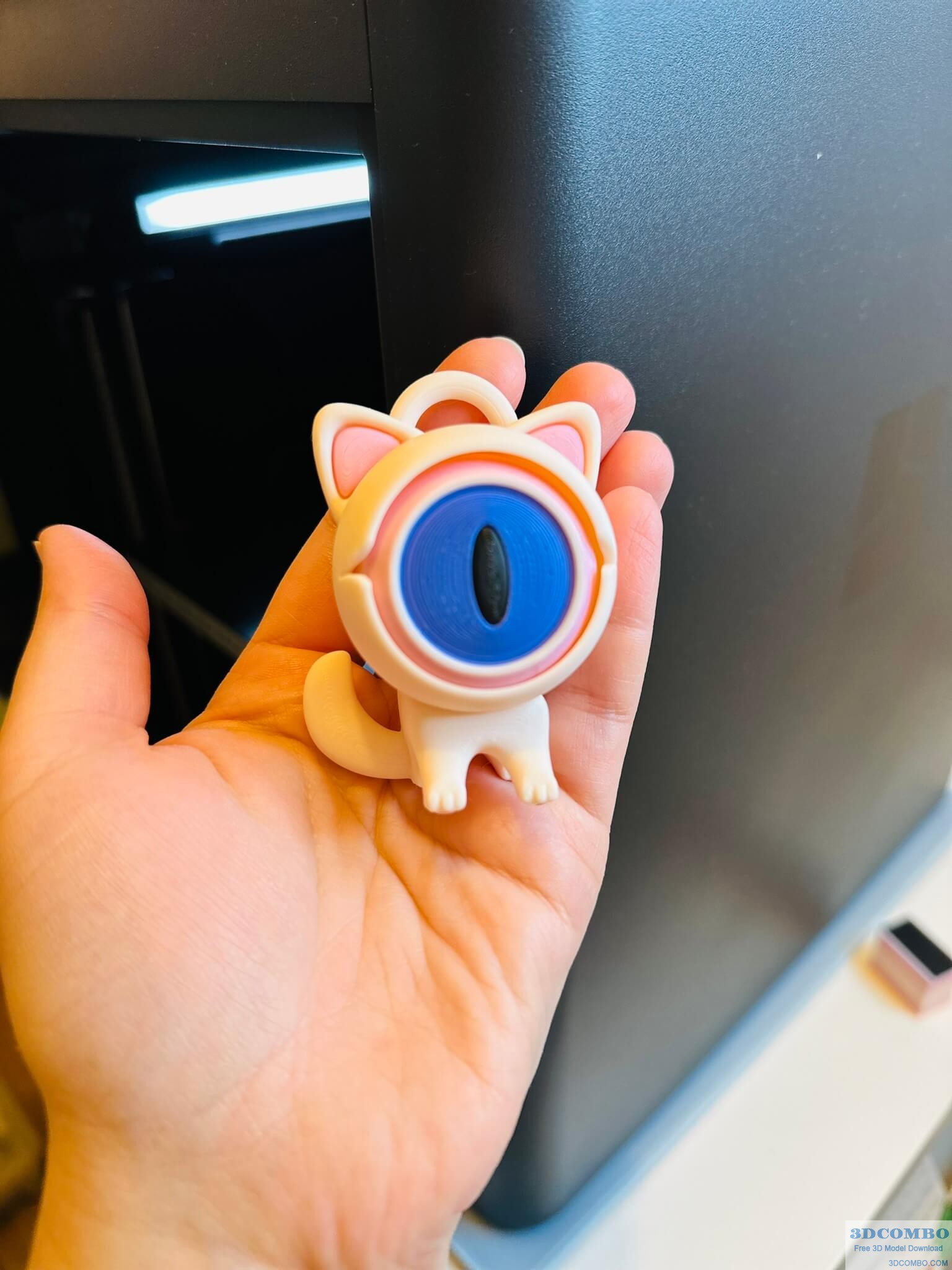 Roll Eye The Cat 3D Model.3dcombo.com