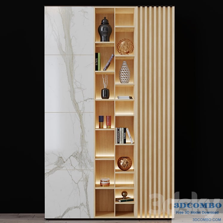 Shelving with decor 3