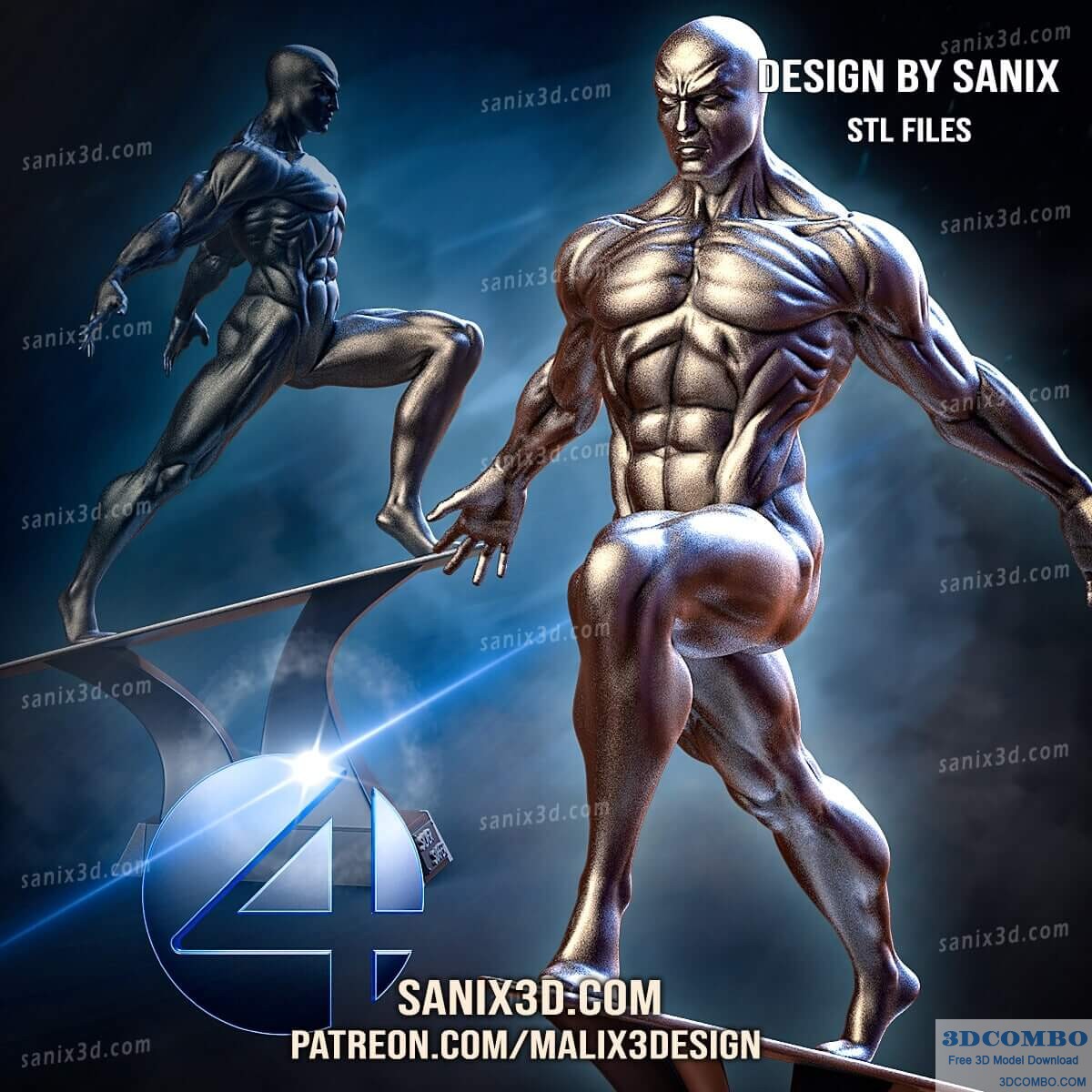 Silver Surfer ( Fantastic Four ) - STL Files