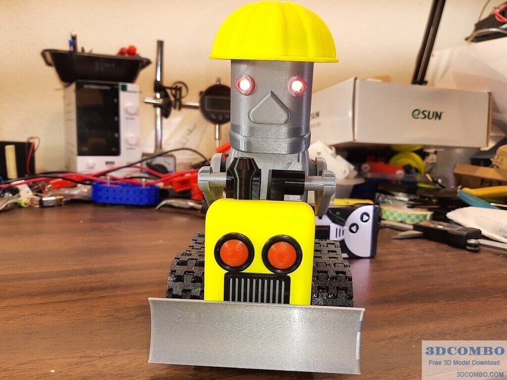 SINGLE MOTOT STEERABLE ROBOT BULLDOZER