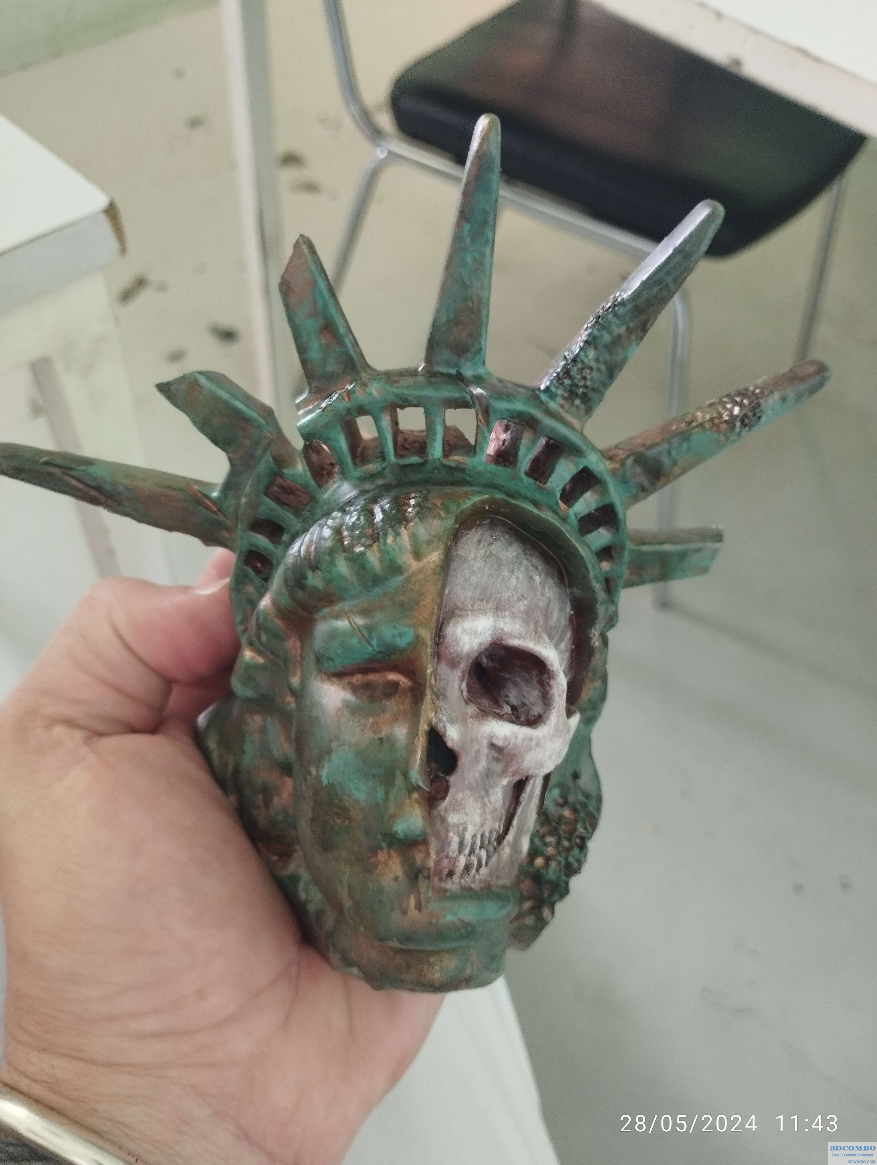 SKULL STATUE DE LA LYBERTÉE