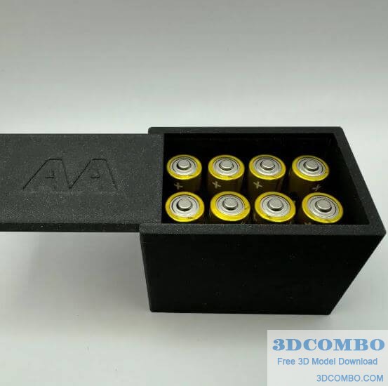 Sliding Lid Battery Storage Boxes.3dcombo.com
