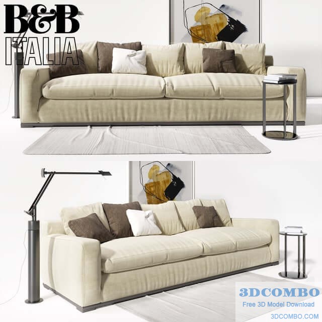 Sofa B & B Italia Imprimatur with pillows