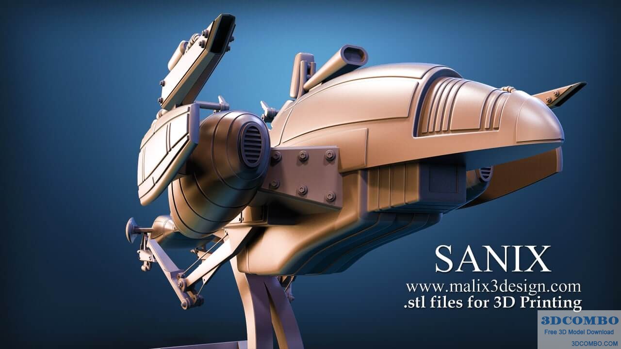 STAR WARS - BARC speeder for 3D Print