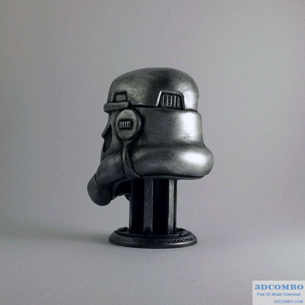 Stormtrooper Helmet On Piedestal.3dcombo.com