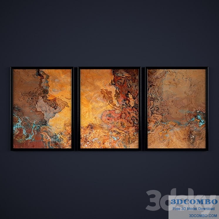The collection of abstract paintings №6
