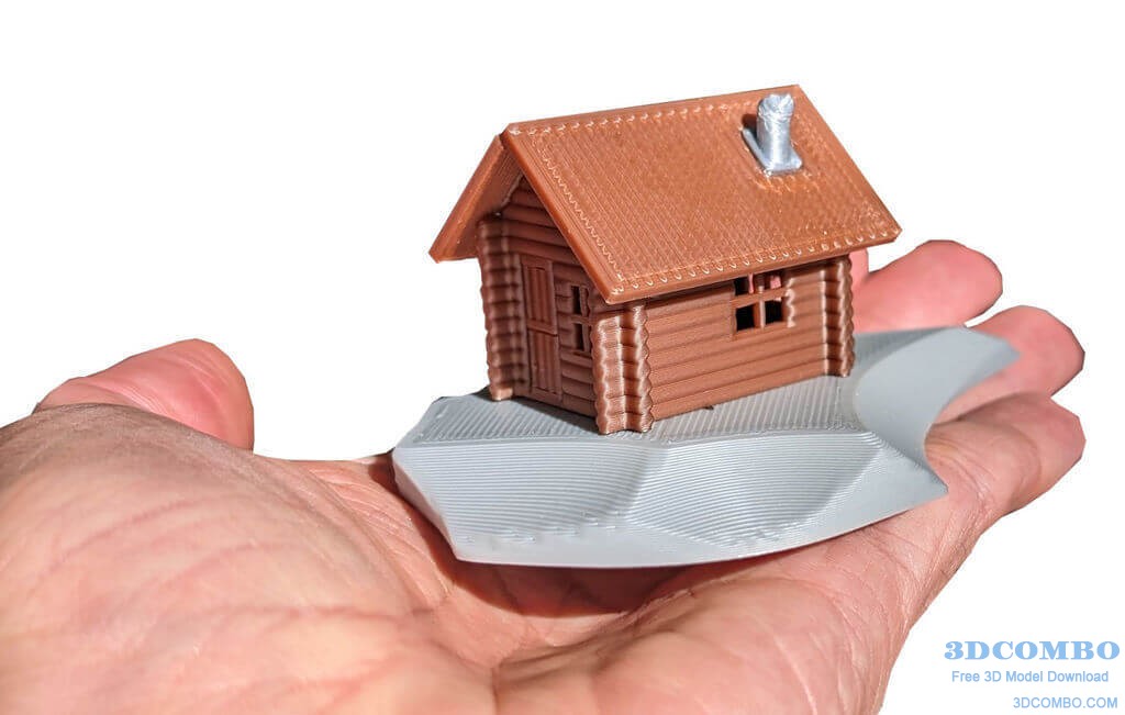 THE TINY CABIN 3D MODEL