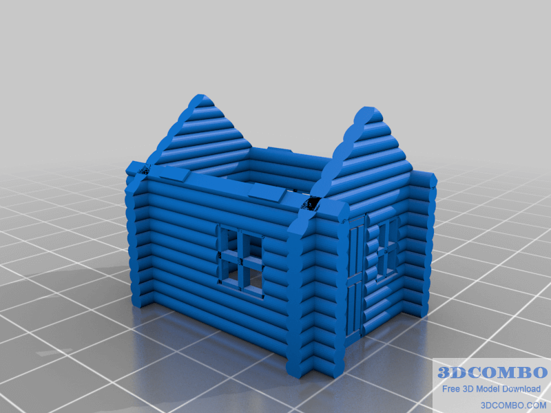 The Tiny Cabin 3D Model5.3dcombo.com