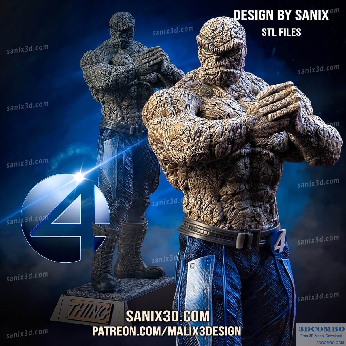 THING ( Fantastic Four ) - STL Files