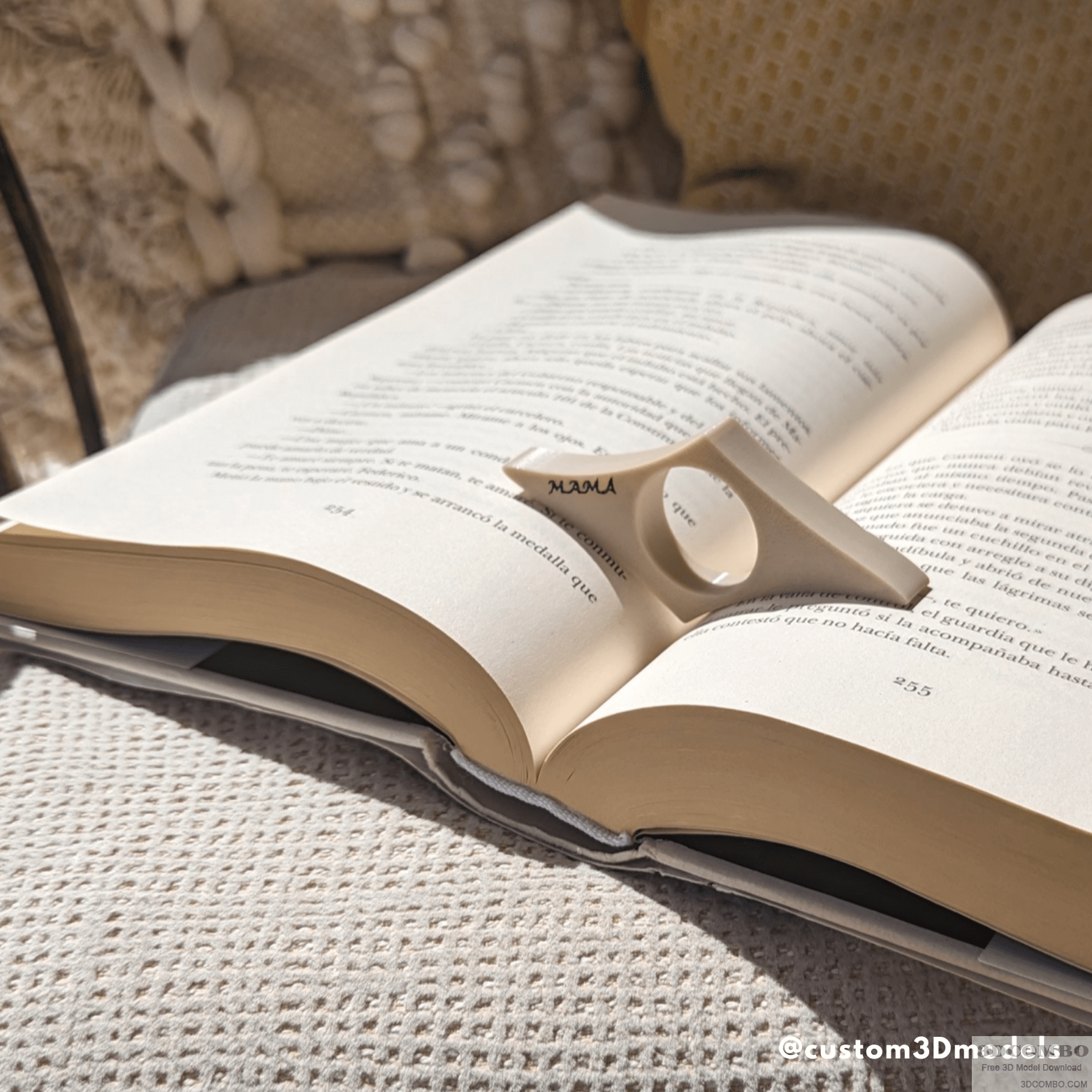 THUMB BOOK HOLDER : MOTHER'S DAY GIFT : BOOK HOLDER