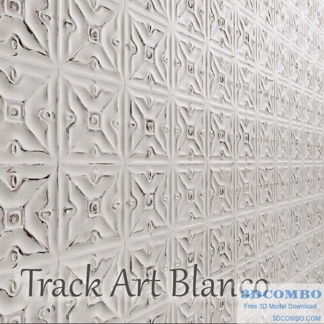 Tile Track Art Blanco