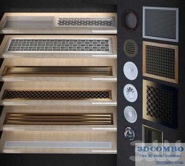 Ventilation grilles and diffusers