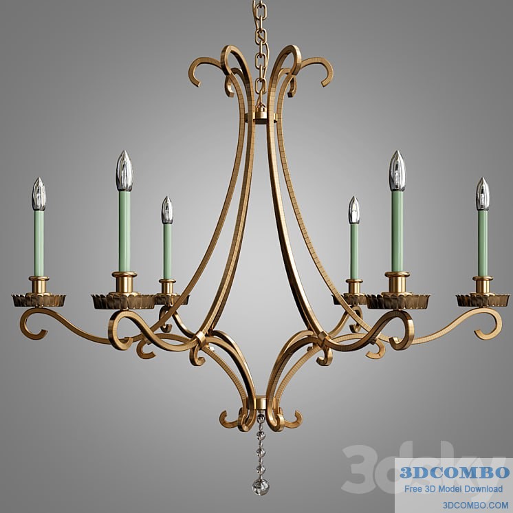 Visual Comfort Oslo 6-Light Chandelier