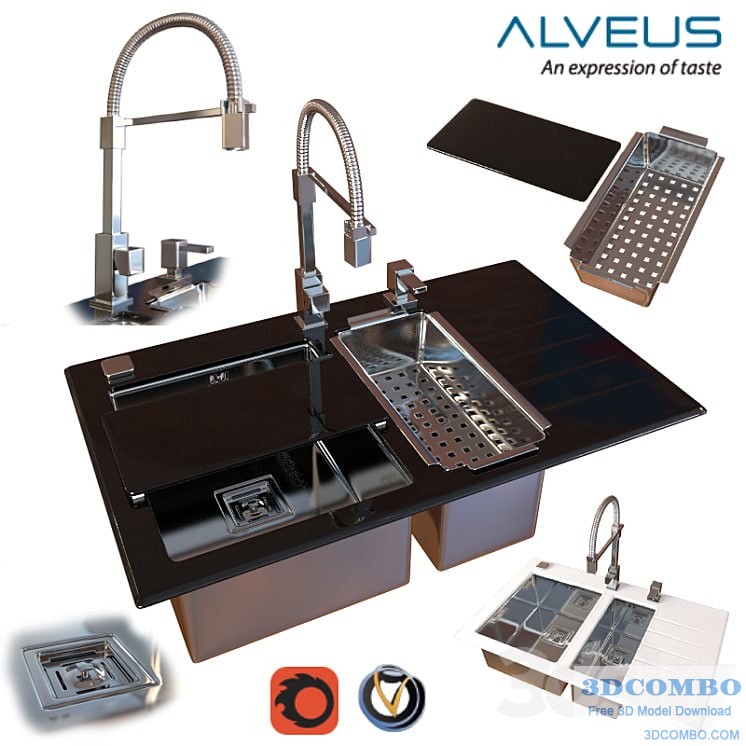 Wash kitchen Crystalix 20 (2 colors)