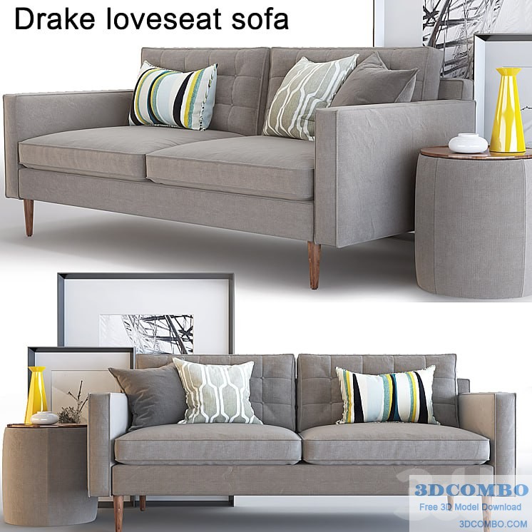 West elm / Sofa Loveseat / Drake Sofa