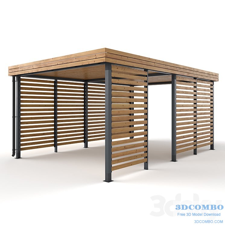 Wooden pergola canopy 4